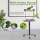 Parrot play stand with Rolling wheels, Ideal for Medium to Large birds, Indoor-Outdoor use, Viewing and Interactive Play, 130 cm Bird stand with Mess Tray, Feeding bowls, and Perch, Portable (Grey)