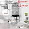Tall bird cage for Small to Medium Birds, 165 cm Metal Cage with House-Shape Design, Swing and Perches, Parrot cage with Tray, Shelf, Food Cups, and Tray, Stand Cage for Indoor-Outdoor use (Black)