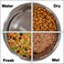 Dog feeding bowl with Non-slip Rubber ring and Smooth rounded edges, Heavy-duty stainless steel dog bowls for Medium to Large breeds, Dishwasher safe, Easy to clean 26 cm (BLACK)