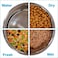 Dog feeding bowl with Non-slip Rubber ring and Smooth rounded edges, Heavy-duty stainless steel dog bowls for Medium to Large breeds, Dishwasher safe, Easy to clean 26 cm (BLUE)