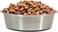 Dog feeding bowl with Non-slip Rubber ring and Smooth rounded edges, Heavy-duty stainless steel dog bowls for Medium to Large breeds, Dishwasher safe, Easy to clean 26 cm (GREY)