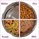 Dog feeding bowl with Non-slip Rubber ring and Smooth rounded edges, Heavy-duty stainless steel dog bowls for Medium to Large breeds, Dishwasher safe, Easy to clean 26 cm (PINK)
