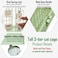 Cat Playpen with Sturdy Metal Wire and Lockable Casters, Multi-Access Doors with Secure Lock, Extra-Large Shelves, 158 cm Indoor-Outdoor Pet Playpen, Easy to Clean, Quick Setup, Cat Crate (Green)