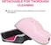 Cat house bed with Durable zipper, Ventilation hole, and Removable mat, Scratch-resistant felt cat bed for Kittens &amp; Adult cats, Detachable and Easy to clean, 40 cm (PINK)