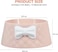 Cat bowl with Durable plastic material, Bowknot decoration, and Non-slip rubber base, Spill-proof pet feeding bowl for Cats &amp; Small dogs, Ideal for Indoor/Outdoor use, 18.5 cm (PINK)