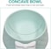 Cat bowl with Durable plastic material, Bowknot decoration, and Non-slip rubber base, Spill-proof pet feeding bowl for Cats &amp; Small dogs, Ideal for Indoor/Outdoor use, 18.5 cm (GREEN)