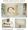Cat tree with woven baskets, Scratching posts, Swing Hammock &amp; Dangling balls, 148 cm Multi-level cat furniture for all cats, Large cat tower with Soft cushion, Large platforms &amp; Condo (Beige)