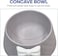Cat feeding bowl with Bowknot decoration, Durable plastic, and Non-slip design, Heavy-duty pet feeding bowl for Cats &amp; Small dogs, Suitable for Indoor/Outdoor use, Easy to clean, 18.5 cm (GREY)