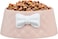Cat feeding bowl with Bowknot decoration, Durable plastic, and Non-slip design, Heavy-duty pet feeding bowl for Cats &amp; Small dogs, Suitable for Indoor/Outdoor use, Easy to clean, 18.5 cm (PINK)
