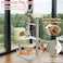 Modern cat tree with Stable base, Durable and Wooden frame, 148 cm Multi-level cat tower for Indoor and all size of cats, Cat Furniture with Perches, Basket bed, Scratching posts, and Hammock, (Beige)