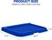 Dog toilet for Puppies and Small dogs, Durable plastic dog potty tray with Leak-proof design, Grid design, and Anti-slip bottom, Lightweight pet training tray for Indoor/Outdoor use, 49 cm (Blue)