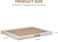 Puppy potty training toilet tray for Indoor/Outdoor use, Mess-free leak-proof pad holder with Removable plastic grid and Anti-slip base, Ideal for Puppies &amp; Small dogs, Easy to clean, 55 cm (BEIGE)