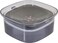 2L Dog water bowl with Water level indicator, Floating disc, Durable Plastic material, and Non-spill design, Pet water dispenser for Indoor/Outdoor use, Easy to clean, 22 cm (Grey)