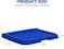 Dog potty tray with Leak-proof design, Grid design, and Anti-slip bottom, Durable plastic pet pee pad holder for Puppies and Small dogs, Suitable for Indoor/Outdoor use, Easy to clean, 49 cm (Blue)