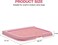 Dog potty tray with Leak-proof design, Grid design, and Anti-slip bottom, Durable plastic pet pee pad holder for Puppies and Small dogs, Suitable for Indoor/Outdoor use, Easy to clean, 49 cm (Pink)