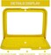 Dog potty tray with Leak-proof design, Grid design, and Anti-slip bottom, Durable plastic pet pee pad holder for Puppies and Small dogs, Suitable for Indoor/Outdoor use, Easy to clean, 49 cm (Yellow)