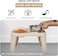 Raised dog and cat feeder stand with double stainless steel bowl and Non-slip base, Elevated food &amp; water station for medium to large pets, Ideal for Healthy digestion, Easy to clean, 51 cm (Beige)