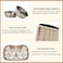 Raised dog and cat feeder stand with double stainless steel bowl and Non-slip base, Elevated food &amp; water station for medium to large pets, Ideal for Healthy digestion, Easy to clean, 51 cm (Beige)