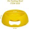 Pet feeding bowl for Medium to Large dogs, Durable plastic with non-slip, anti-skid, Spill-proof, Stable base, 30 cm Dog food dish for Dry, Wet Food &amp; Water, Lightweight, Easy to clean (Yellow)