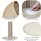 Cat scratcher tower with Wicker basket bed, Soft cushion, Ideal for Kitten to Adult cats, 75 cm Indoor cat tree with Natural rope scratching post, Cat play &amp; Rest furniture, Easy to assemble (Beige)
