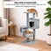 Cat tree for Indoor cats &amp; Kittens, Space-saving cat climbing tower with Elevated perch, Hanging toys, Sisal scratching post, Soft plush condo, and Tunnel bed, Easy to assemble, 90 cm (Grey)