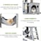 Cat tree with Padded perch, Sisal scratching post, Cozy hammock, Cat condo, and climbing ladder, Modern cat climbing tower for Indoor cats &amp; Kittens, Easy assembly, 143 cm (Grey)