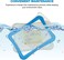 Dog potty training tray for Small to Medium dogs, Leak-proof puppy toilet with Removable grid and Non-slip bottom, Suitable for Indoor/Outdoor use, Easy to clean, 65 cm (Blue)