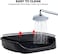 Dog toilet tray for Small to Medium dogs, Puppy potty toilet tray with Removable metal grid, Litter scoop, and Leak-proof design, Suitable for Indoor/Outdoor use, 48 cm (Black)