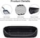 Dog toilet tray for Small to Medium dogs, Puppy potty toilet tray with Removable metal grid, Litter scoop, and Leak-proof design, Suitable for Indoor/Outdoor use, 48 cm (Black)