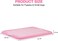 Dog toilet tray with Durable plastic, Leak-proof design, and Removable grid, Puppy potty training pad holder for Small to Medium dogs, Ideal for Indoor/Outdoor use, Easy to clean, 47 cm (PINK)