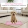Dog toilet tray with Durable plastic, Leak-proof design, and Removable grid, Puppy potty training pad holder for Small to Medium dogs, Ideal for Indoor/Outdoor use, Easy to clean, 47 cm (PINK)