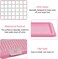 Dog toilet tray with Durable plastic, Leak-proof design, and Removable grid, Puppy potty training pad holder for Small to Medium dogs, Ideal for Indoor/Outdoor use, Easy to clean, 47 cm (PINK)