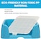 Dog toilet training tray for Indoor/Outdoor use, Leak-proof puppy potty pad holder with Raised walls and Removable grid, Suitable for Indoor/Outdoor use, Easy to clean, 43 cm (BLUE)