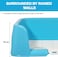 Dog toilet training tray for Indoor/Outdoor use, Leak-proof puppy potty pad holder with Raised walls and Removable grid, Suitable for Indoor/Outdoor use, Easy to clean, 43 cm (BLUE)