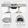 Cat tree with Wide top platform, Hammock, and Natural sisal scratching posts, Cat tower with Multilevel, Cozy Condo, and Climbing ladder, Soft plush material and 100 cm Protect furniture (Grey)