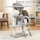 Cat tree with Wide top platform, Hammock, and Natural sisal scratching posts, Cat tower with Multilevel, Cozy Condo, and Climbing ladder, Soft plush material and 100 cm Protect furniture (Grey)
