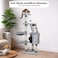 Cat tree tower for Indoor cats &amp; Kittens, Multi-level cat tree activity center with Enclosed cat condo, Plush perch, Cozy Hammock, Sisal scratching post, and Ladder, Easy assembly, 118 cm (Grey)