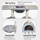 Cat climbing tower with Large top perch, Hammock &amp; Private condo, 100 cm Modern cat furniture with Scratching posts, Climbing ladder, Soft plush and cat activity tree for active indoor cats, (Grey)