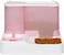 Automatic Cat feeder &amp; Water dispenser set for Indoor cats &amp; Small pets, 2-in-1 pet food feeder with Food container, water tank, Dual bowl design, and Non-slip base, Easy to clean, 30 cm (Pink)