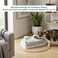 Elevated pet feeder for indoor cats &amp; kittens, Double bowl plastic feeding station with Non-slip base, Ergonomic raised stand for improved posture, Easy to clean, 33 cm (GREEN)
