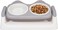 Elevated pet feeder for indoor cats &amp; kittens, Double bowl plastic feeding station with Non-slip base, Ergonomic raised stand for improved posture, Easy to clean, 33 cm (GREY)