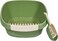 Open cat litter box with Durable plastic, Extra Deep, High sides and Removable Front Gate for Mess-free cleaning, 59 cm Kitty toilet with Anti-leak, Filter pedal, and Scoop, Easy to clean (GREEN)
