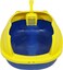 Cat litter tray with Splash Guard, Attached Scoop, &amp; Removable Rim, 58 cm Open Litter Pan for Small to Adult Indoor cats, Mess Free, &amp; Easy Maintenance, Kitty tray with Light weight (Yellow)