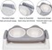 Elevated cat food and water bowl set for Indoor cats &amp; Kittens, Durable plastic pet feeder with Dual bowls, Non-toxic materials, and Anti-slip base, Easy to clean, 33 cm (GREY)