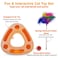 Interactive cat ball track toy with spring feather attachment, self-play cat toy for indoor cats and kittens, enhances physical exercise, mental stimulation, and daily fun (ORANGE)