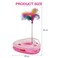 Interactive feather cat toy with Rolling ball track, Engaging exercises and training toy for Indoor cats &amp; kittens, Promote active play, stress relief, and Independent fun, 40 cm (Pink)
