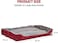 Orthopedic dog bed for Large dogs, Washable plush pet bed with raised bolster sides, Soft plush interior, and Non-slip bottom, Comfortable indoor dog sofa bed, Easy to clean, 90 cm (Red)