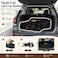 Pet Stroller for Cats, Small &amp; Medium Dogs, Foldable 96 cm Travel Cart with Mesh Ventilation, Storage Basket, Cup Holder and 4 Wheels for Shopping &amp; Outdoor Use, Dog stroller with Portable, (Beige)