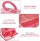 Cat toilet with Privacy Door, Anti-Tracking Grid, Top Lift Lid, and Scoop Included, 54 cm Enclosed litter box with Carry Handle, Odor Control, Easy to clean, Storage box, and Durable Plastic, (Pink)