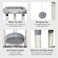 Multi-Level Cat Tree for Indoor Kittens and Adults, 67cm Cat Tower with Sisal Scratching Posts, Hanging Toy, and Large Padded Top Bed, Cat Furniture with Soft Plush and Cozy Resting Platform, (Grey)